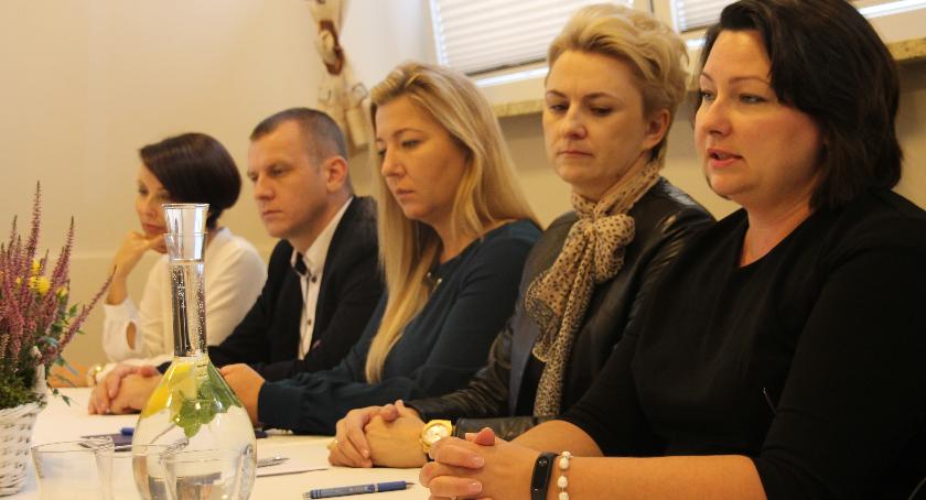 Konferencja prasowa poświęcona inwestycji, jaką przeprowadzi MZWiK w Złotowie
