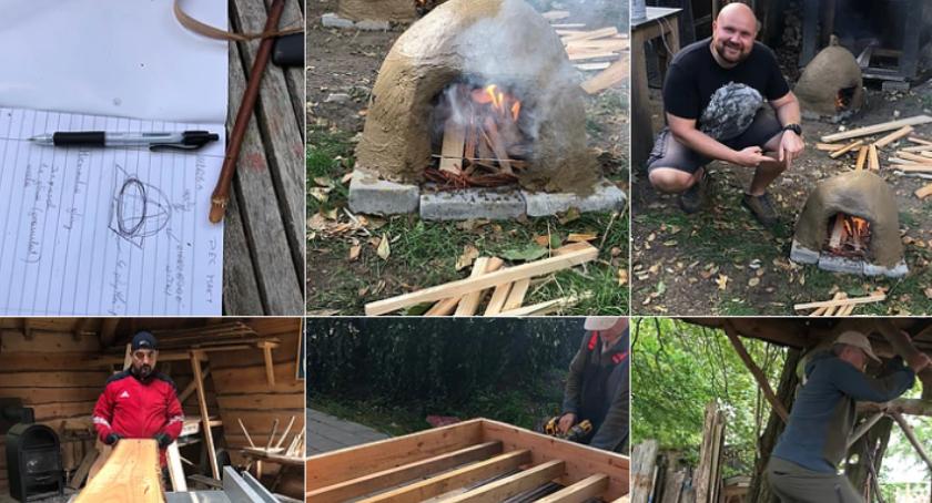 Nauczyciele z Radawnicy zbudowali piec do pizzy i chleba