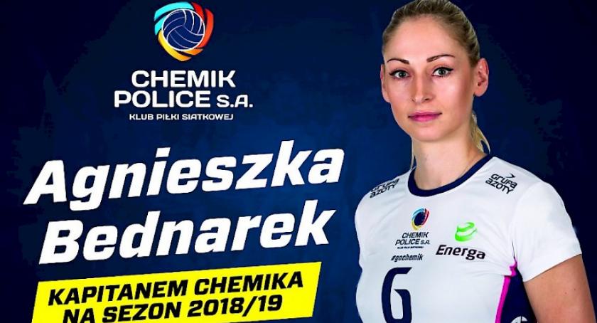Agnieszka Bednarek kapitanem Chemika Police