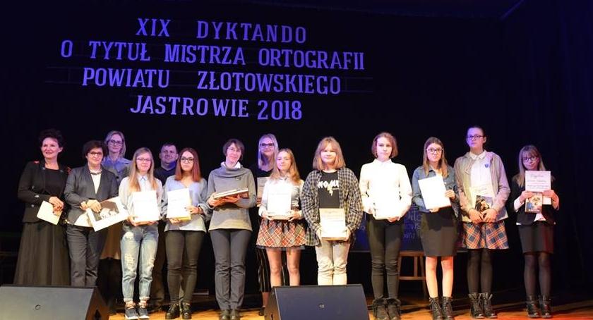 XIX Dyktando o Tytuł Mistrza Ortografii Powiatu Złotowskiego Jastrowie 2018 [Wideo]