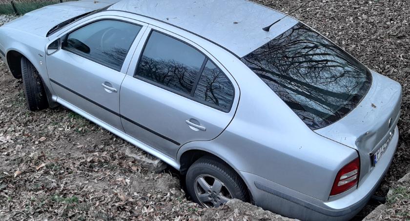 Kolizja przy przepompowni ścieków w Złotowie