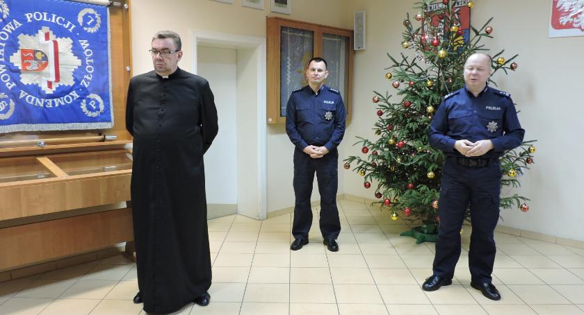Spotkanie opłatkowe w Komendzie Powiatowej Policji w Złotowie