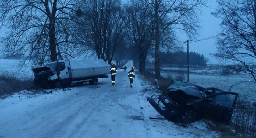 Kolizja na trasie Lipka - Czyżkowo