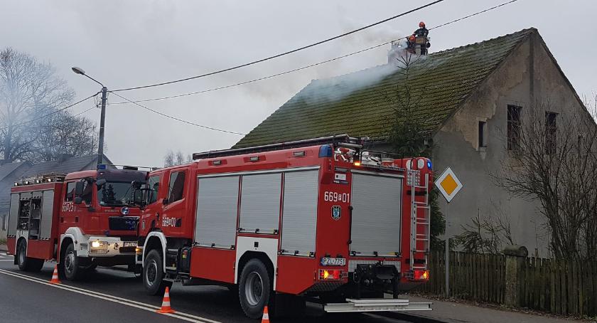 Pożar przewodu kominowego w Górznej