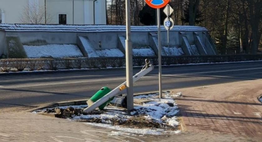 Kolizja na ulicy Grudzińskich w Złotowie
