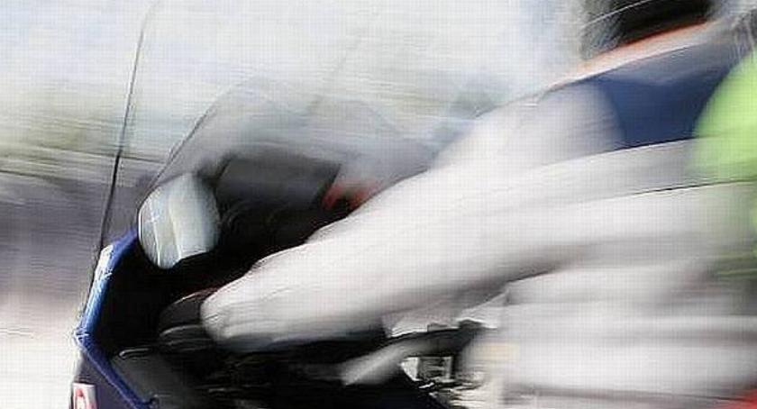 Pijany na motorowerze