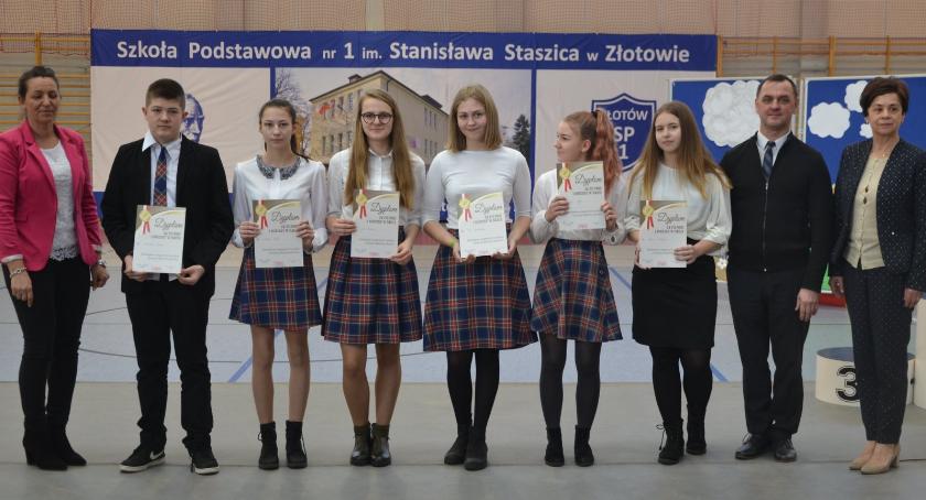 Prymusi z klas IV - VIII z Jedynki
