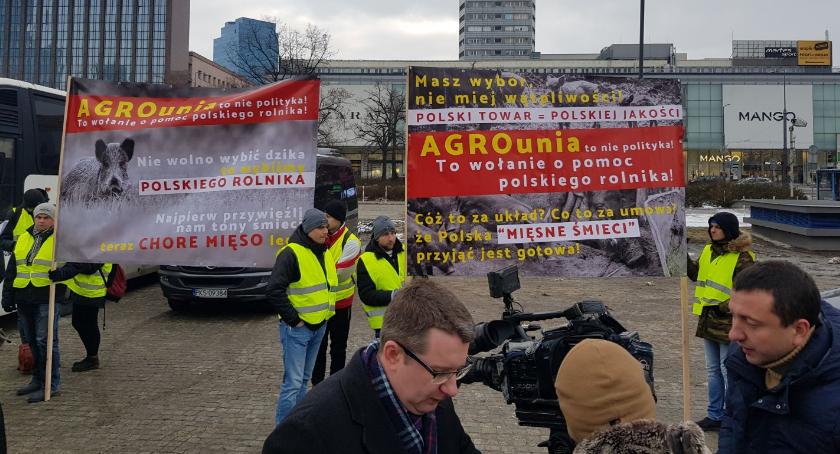 Protest rolników w Warszawie