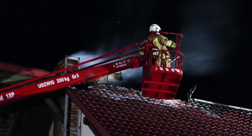 Pożar domu w Czernicach