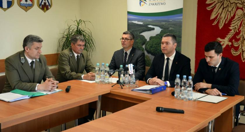Konferencja prasowa w Urzędzie Gminy Zakrzewo