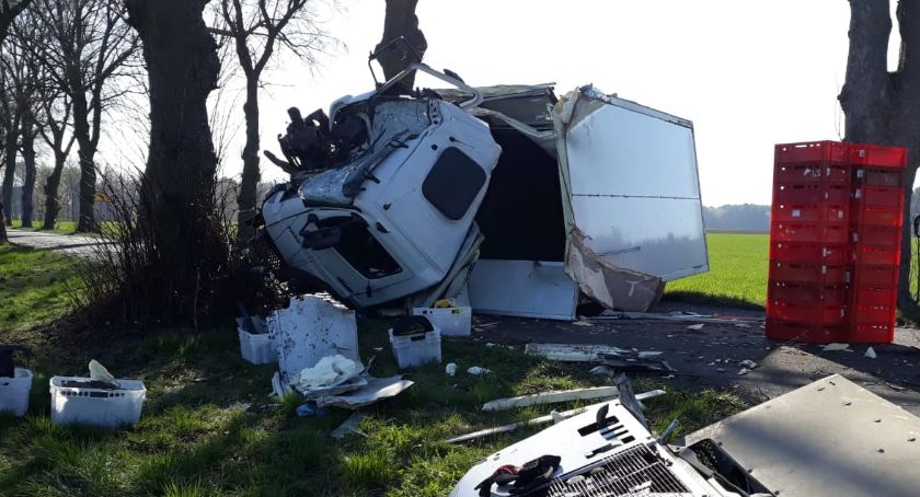 Wypadek na trasie Złotów - Śmiardowo Złotowskie