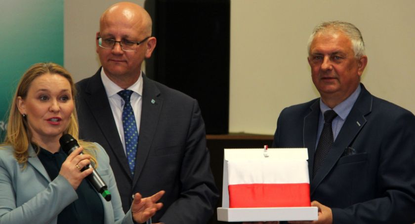 Wiceminister Ministerstwa Inwestycji i Rozwoju Andżelika Możdżanowska w Sypniewie