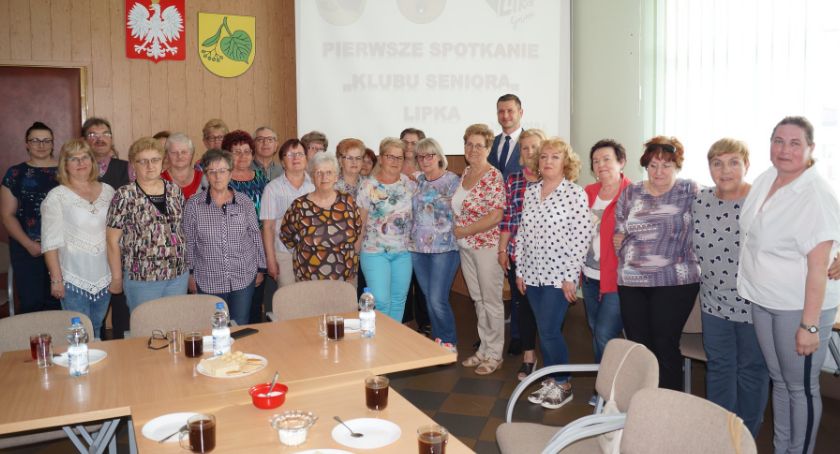 Pierwsze spotkanie Klubu Seniora w Lipce