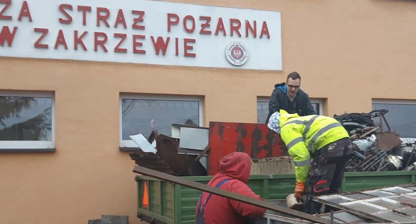 Zebrano sześć i pół tony złomu