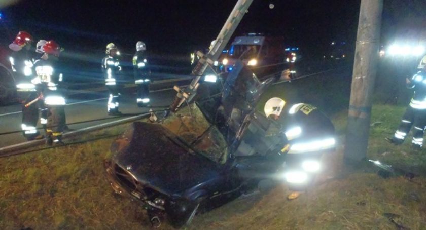 Wypadek na trasie Lędyczek - Podgaje