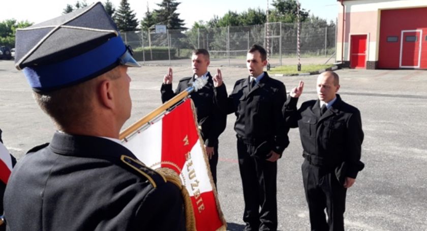 Uroczyste ślubowanie strażaków