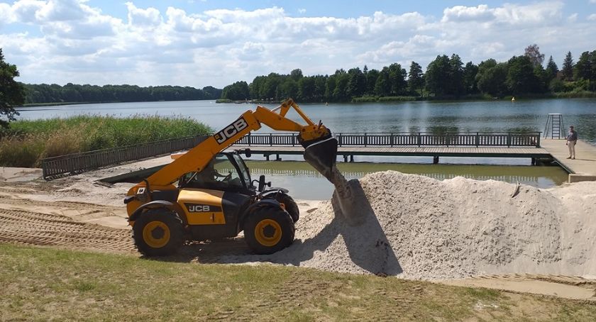 Piasek morski na złotowskiej plaży