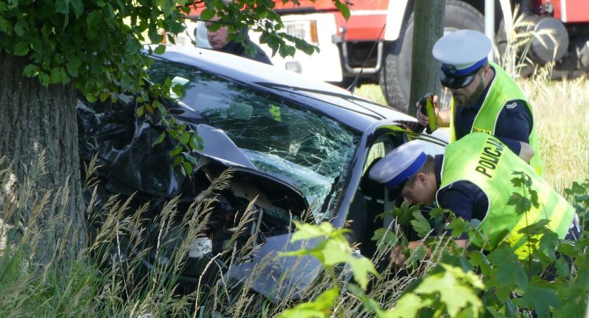 Groźny wypadek pod Starą Wiśniewką