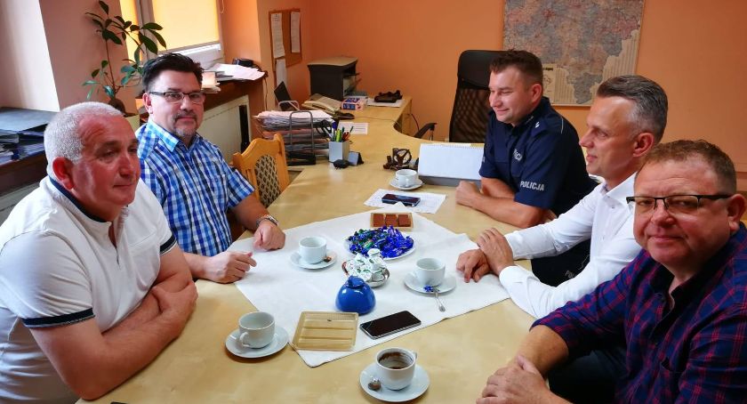 Burmistrz omówił bezpieczeństwo w gminie