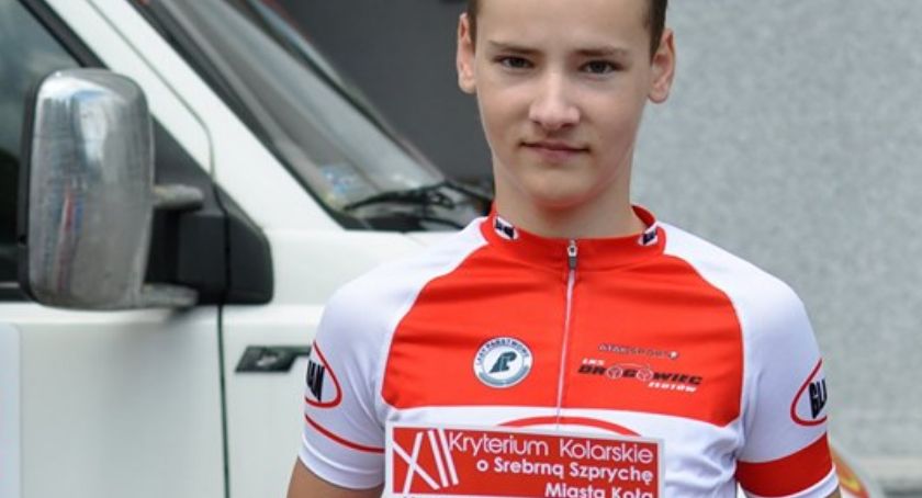 Maksymilian Gąsiewicz na XII Międzynarodowym Kryterium Kolarskim o srebrną szprychę