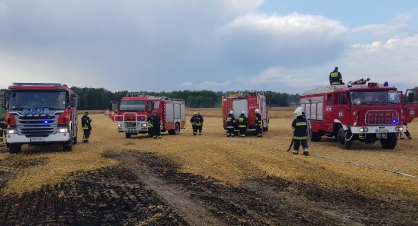 Pożary przy żniwach