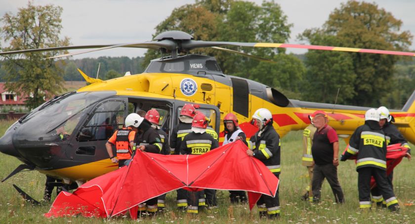 Wypadek na trasie Zalesie - Pieczynek