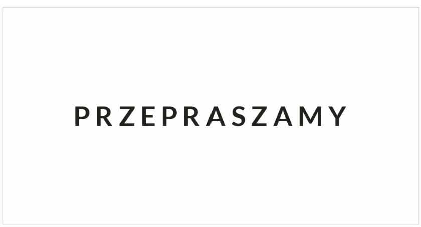 Przepraszamy