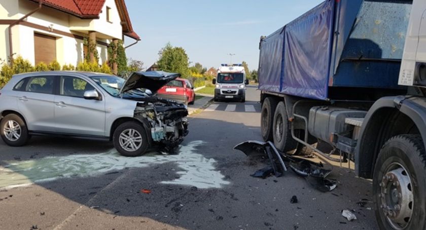 Wypadek na osiedlu Chojnicka II