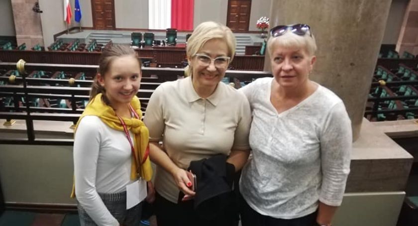 Zwiedziła Sejm RP i Stadion Narodowy