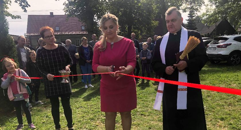 Poświęcenie placu w Kiełpinie
