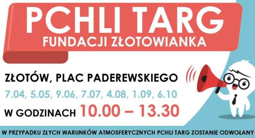 Zapraszamy na Pchli Targ z Fundacją Złotowianka
