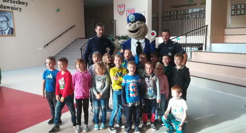 Sierżant Pyrek z wizytą w Radawnicy