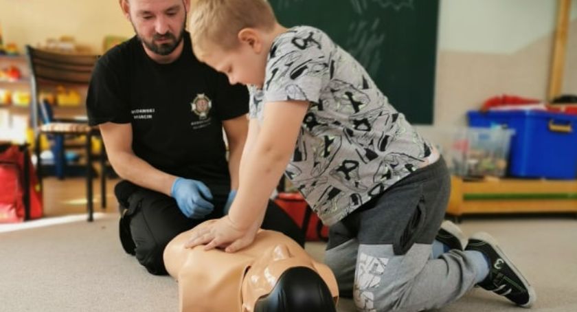 Dzieci z Głubczyna poznały zasady bezpieczeństwa