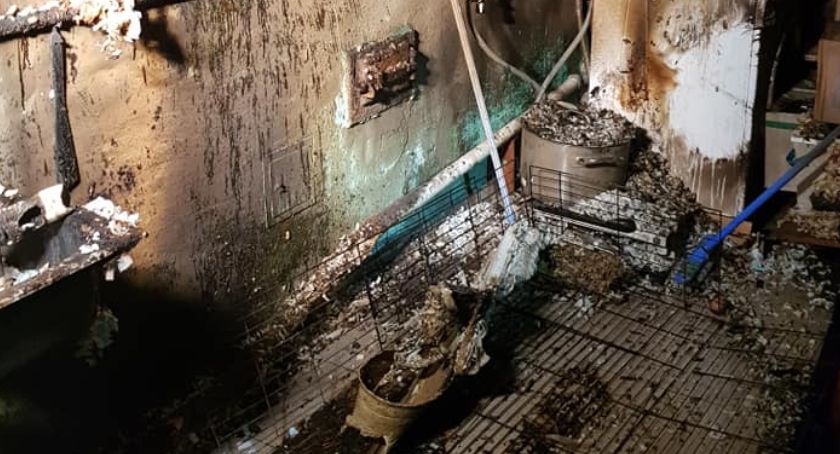 Pożar w domu jednorodzinnym w Tarnówce