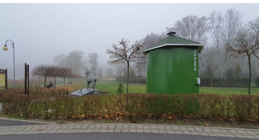 Nowa toaleta przy złotowskiej promenadzie