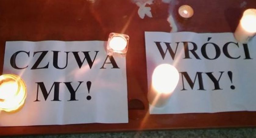 Kolejny protest pod budynkiem sądu w Złotowie