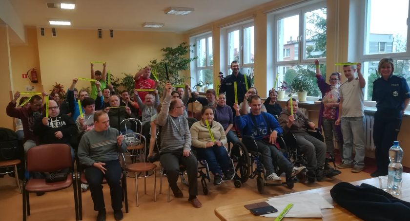 Policjanci z wizytą w WTZ w Złotowie
