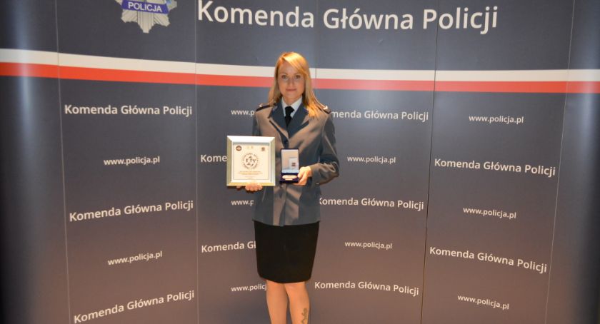 Policjantka złotowskiej komendy wyrózniona podczas gali Mistrzów Sportu