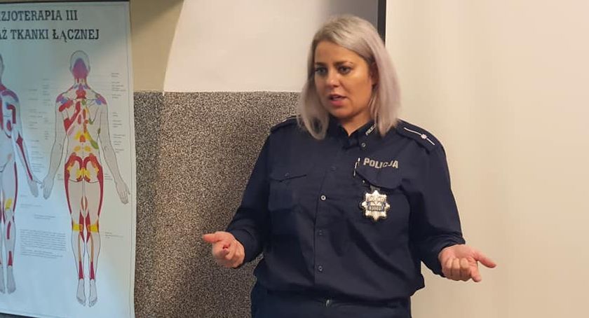 Spotkanie prewencyjne seniorów z Klubu Seniora w Krajence