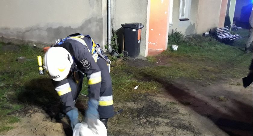 Pożar komina w Debrznie Wsi 