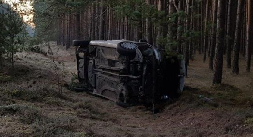Wypadek na trasie Radawnica - Lędyczek