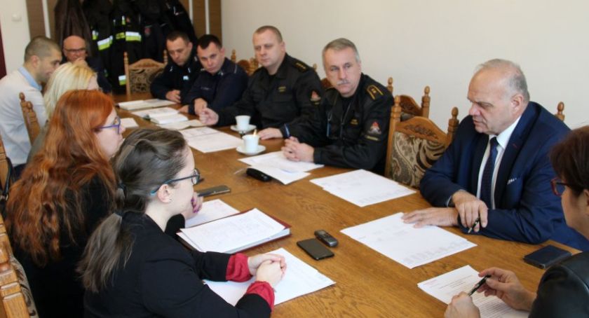 Posiedzenie Powiatowego Zespołu Zarządzania Kryzysowego