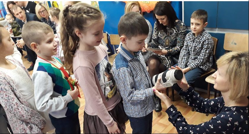 Spotkanie uczniów z fotografem 