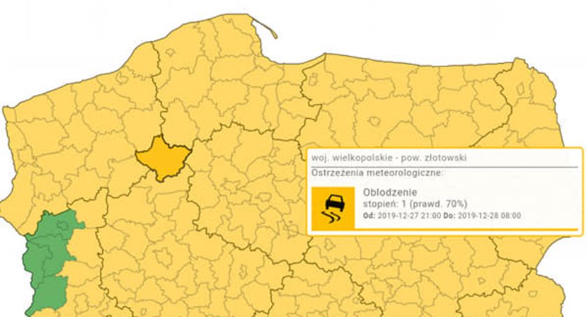 Uwaga! Będzie ślisko