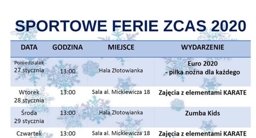 Ferie z ZCAS
