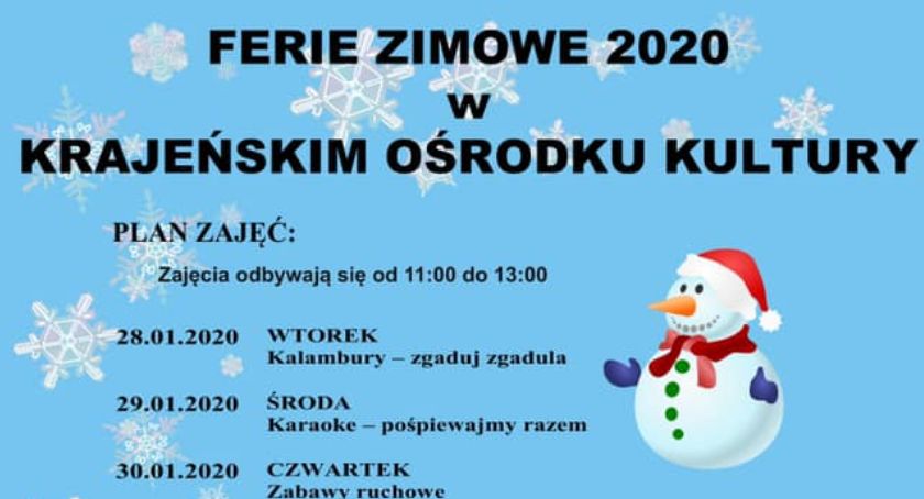Ferie zimowe w Krajence
