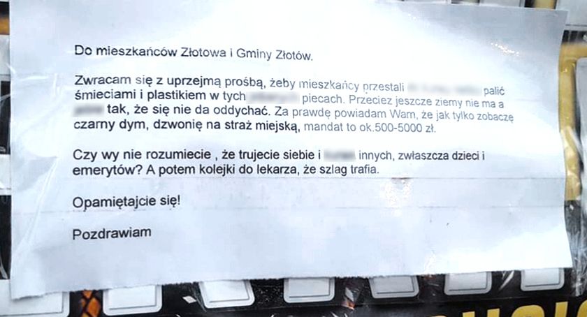 Sprawa życia i śmierci… czyli walka ze smogiem po lipkowsku