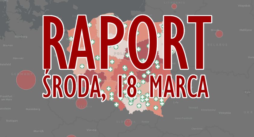 RAPORT Z POWIATU - KORONAWIRUS (środa, 18.03)
