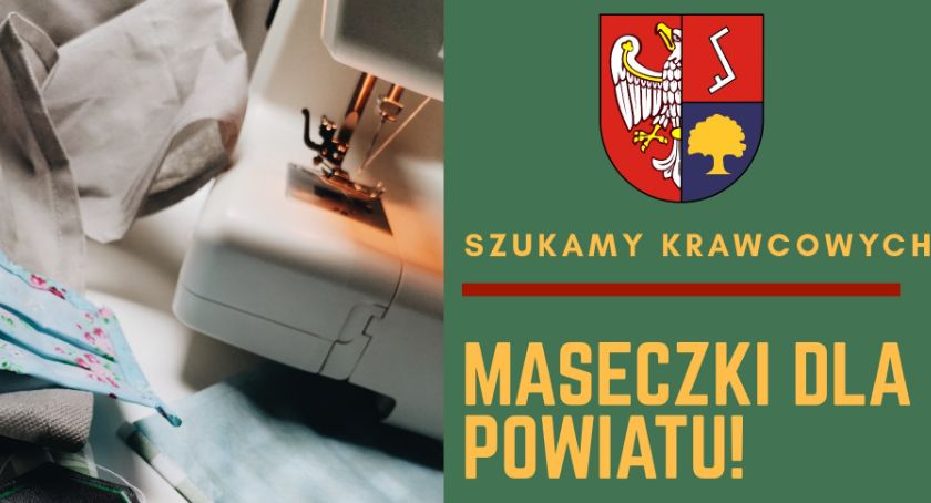 Uszyją maseczki ochronne dla powiatu złotowskiego