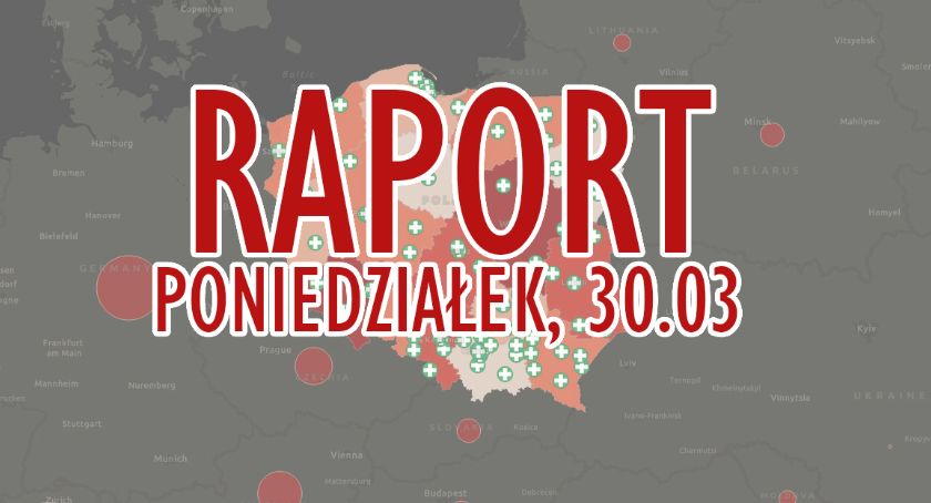 KORONAWIRUS W POWIECIE - PONIEDZIAŁEK (30.03)